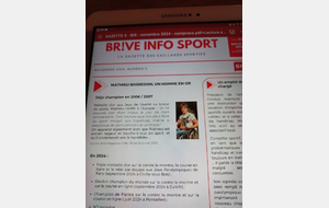 Gazette Brive info sport